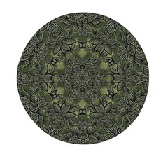 Mandala Rosette Kaleidoscope Floral Background Mini Round Pill Box (pack Of 3) by Jancukart