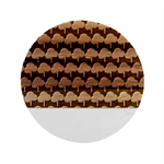 Pattern 361 Marble Wood Coaster (Round)
