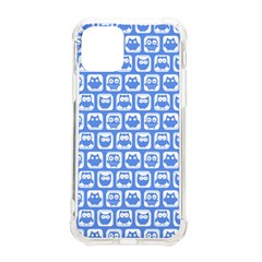 Blue And White Owl Pattern Iphone 11 Pro 5 8 Inch Tpu Uv Print Case by GardenOfOphir