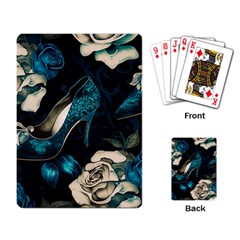 Glass Slipper Blues Fairytale Playing Cards Single Design (rectangle) by Ravend