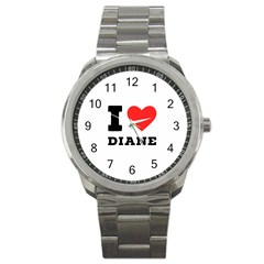 I Love Diane Sport Metal Watch by ilovewhateva