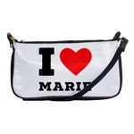 I love marie Shoulder Clutch Bag Front