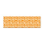 Yellow And White Owl Pattern Sticker Bumper (100 pack)
