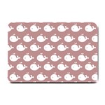Cute Whale Illustration Pattern Small Doormat