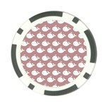 Cute Whale Illustration Pattern Poker Chip Card Guard