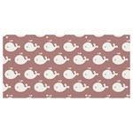 Cute Whale Illustration Pattern Banner and Sign 8  x 4 