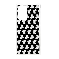 Black And White Cute Baby Socks Illustration Pattern Samsung Galaxy Note 20 Ultra Tpu Uv Case by GardenOfOphir