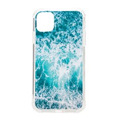 Tropical Blue Ocean Wave Iphone 11 Tpu Uv Print Case by Jack14