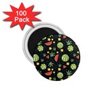 Watermelon Berry Patterns Pattern 1.75  Magnets (100 pack) 