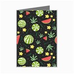 Watermelon Berry Patterns Pattern Mini Greeting Card