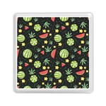Watermelon Berry Patterns Pattern Memory Card Reader (Square)