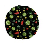 Watermelon Berry Patterns Pattern Standard 15  Premium Round Cushions