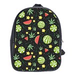 Watermelon Berry Patterns Pattern School Bag (XL)