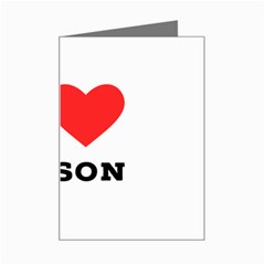 I Love Mason Mini Greeting Card by ilovewhateva
