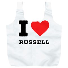 I Love Russell Full Print Recycle Bag (xxl) by ilovewhateva