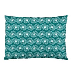 Gerbera Daisy Vector Tile Pattern Pillow Case (two Sides) by GardenOfOphir