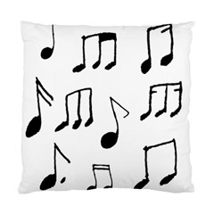 Music Is The Answer Phrase Concept Graphic Standard Cushion Case (one Side) by dflcprintsclothing