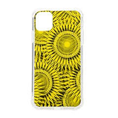 Abstract Sun Pattern Yellow Background Iphone 11 Tpu Uv Print Case by Jancukart