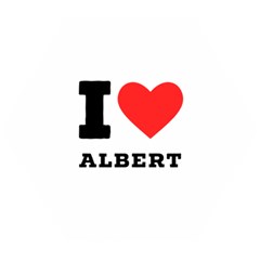 I Love Albert Wooden Puzzle Hexagon by ilovewhateva