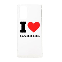 I Love Gabriel Samsung Galaxy Note 20 Tpu Uv Case by ilovewhateva