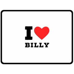 I Love Billy Fleece Blanket (large) by ilovewhateva