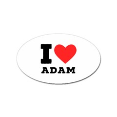 I Love Adam  Sticker Oval (10 Pack) by ilovewhateva