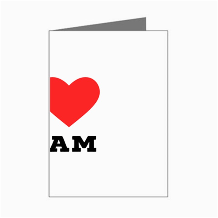 I love Adam  Mini Greeting Card