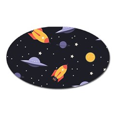 Cosmos Oval Magnet by nateshop