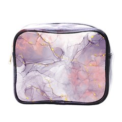 Liquid Marble Mini Toiletries Bag (one Side) by BlackRoseStore