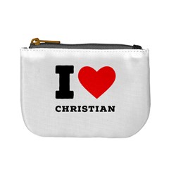 I Love Christian Mini Coin Purse by ilovewhateva