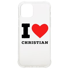 I Love Christian Iphone 12/12 Pro Tpu Uv Print Case by ilovewhateva