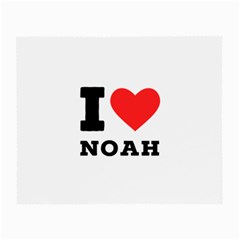 I Love Noah Small Glasses Cloth (2 Sides) by ilovewhateva