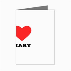 I Love Zachary Mini Greeting Card by ilovewhateva