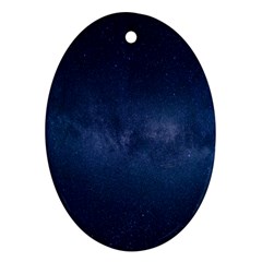 Space-01 Oval Ornament (two Sides) by nateshop