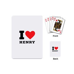 I Love Henry Playing Cards Single Design (mini) by ilovewhateva