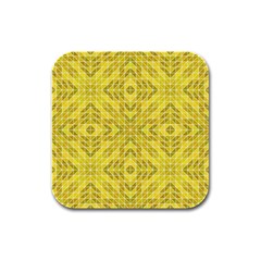 Tile Rubber Square Coaster (4 Pack) by nateshop