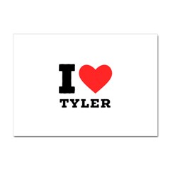 I Love Tyler Crystal Sticker (a4)
