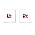 I love gary Cufflinks (Square)