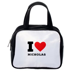I Love Nicholas Classic Handbag (one Side) by ilovewhateva