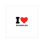 I love nicholas Square Satin Scarf (30  x 30 )