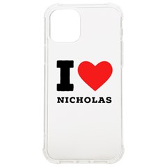 I Love Nicholas Iphone 12/12 Pro Tpu Uv Print Case by ilovewhateva