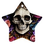 Skull Bones Ornament (Star)