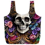 Skull Bones Full Print Recycle Bag (XXL)
