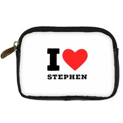 I Love Stephen Digital Camera Leather Case