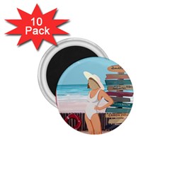 Vacation On The Ocean 1 75  Magnets (10 Pack)  by SychEva
