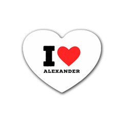 I Love Alexander Rubber Coaster (heart) by ilovewhateva