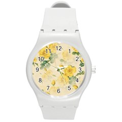 Flowers-104 Round Plastic Sport Watch (m) by nateshop