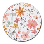 Flowers-107 Round Mousepad