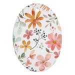 Flowers-107 Ornament (Oval)