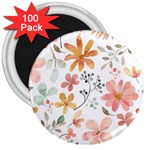 Flowers-107 3  Magnets (100 pack)